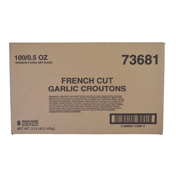 Fresh Gourmet Single Serve French Garlic Croutons .5 oz., PK100 73681